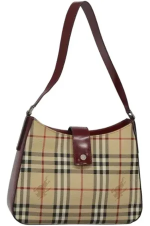 Burberry Pre-owned, Kobieta, Beżowy, ONE SIZE, Skóra, Pre-owned skórzane torby na ramię