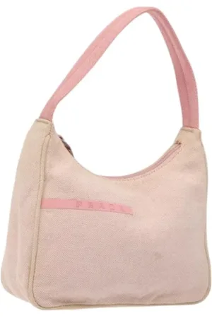 Prada Pre-owned, Kobieta, Różowy, ONE SIZE, Pre-owned Canvas handbags