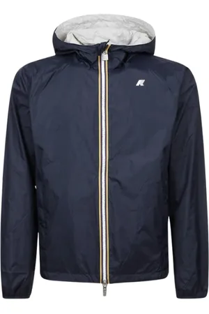 K-Way Kurtki, Mężczyzna, Niebieski, M, Nylon, Wodoodporna Kurtka Reversible, Model Jake Plus. 2