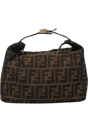 Fendi Pre-owned, Kobieta, brązowy, ONE SIZE, Skóra, Pre-owned Canvas handbags