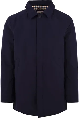 Aquascutum Kurtki, Mężczyzna, Niebieski, 2XL, Niebieski Trencz Model A004