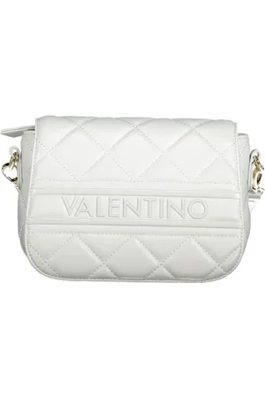 Valentino by Mario Valentino Torebki, Kobieta, Biały, ONE SIZE, Len, Szara Torba Damska z Polietylenu