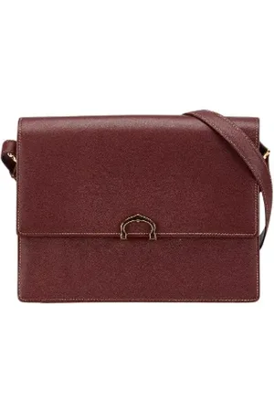 Cartier Pre-owned, Kobieta, brązowy, ONE SIZE, Skóra, Pre-owned skórzane torby na ramię