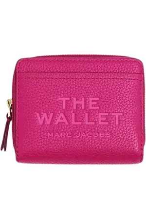 Marc Jacobs Akcesoria, Kobieta, Różowy, ONE SIZE, Różowa Mini Portfel z Pokrowcami na Karty