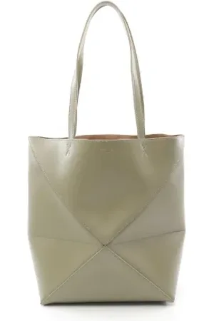 Loewe Pre-owned, Kobieta, Beżowy, ONE SIZE, Skóra, Pre-owned Skórzane torebki