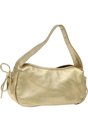 Prada Pre-owned, Kobieta, Żółty, ONE SIZE, Pre-owned Skórzane torebki