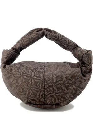 Bottega Veneta Pre-owned, Kobieta, brązowy, ONE SIZE, Nylon, Pre-owned Nylon handbags