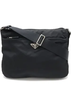 Prada Pre-owned, Kobieta, Czarny, ONE SIZE, Skóra, Pre-owned Canvas crossbody-bags