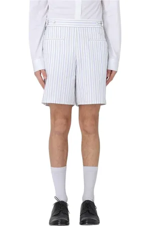 Alexander McQueen Szorty, Mężczyzna, Niebieski, L, Stylowe Niebieskie Szorty Do Kolan