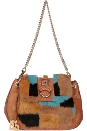 Dolce & Gabbana Pre-owned, Kobieta, brązowy, ONE SIZE, Pre-owned skórzane torby na ramię