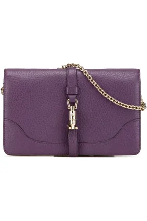 Gucci Pre-owned, Kobieta, Fioletowy, ONE SIZE, Skóra, Pre-owned Leather gucci-bags