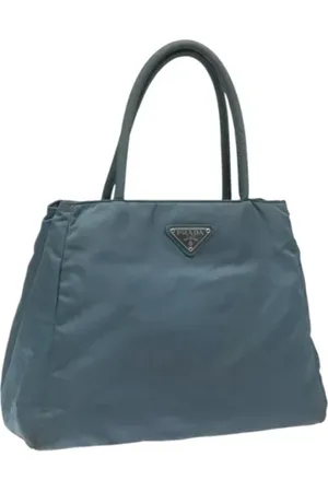 Prada Pre-owned, Kobieta, Niebieski, ONE SIZE, Nylon, Pre-owned Nylon handbags