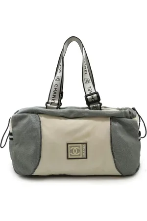 CHANEL Pre-owned, unisex, Szary, ONE SIZE, Pre-owned Canvas travel-bags
