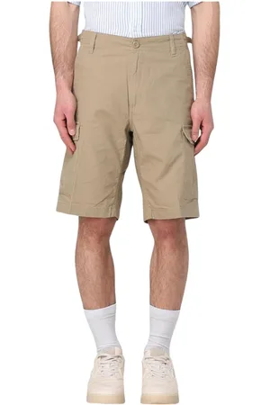 Carhartt Szorty, Mężczyzna, Beżowy, W34, Cargo Shorts Multi Pocket Stylowe
