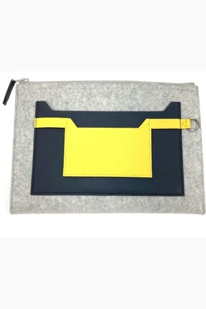 Hermès Pre-owned, Kobieta, Szary, ONE SIZE, Pre-owned Fabric clutches
