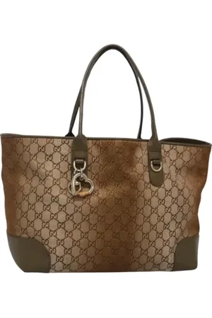Gucci Pre-owned, Kobieta, Beżowy, ONE SIZE, Skóra, Pre-owned Canvas gucci-bags