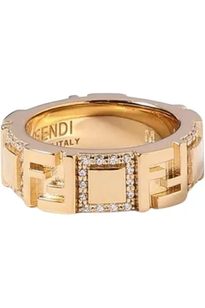 Fendi Akcesoria, Kobieta, Żółty, S, Elegancki Złoty Bransoletka Jubilerska
