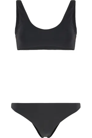 Lido Stroje kąpielowe, Kobieta, Czarny, S, Bikini Bandeau z Kokardą