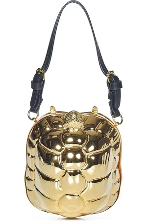 Giambattista Valli Torebki, Kobieta, Żółty, ONE SIZE, Złota torba w kształcie żółwia z łańcuchem
