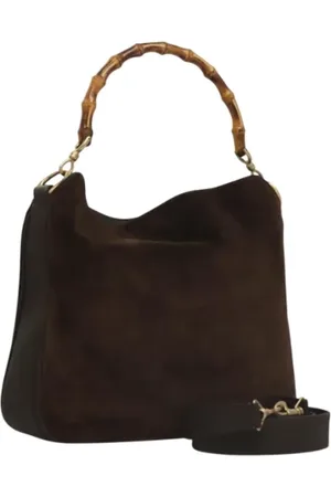 Gucci Pre-owned, Kobieta, brązowy, ONE SIZE, Zamsz, Pre-owned Suede gucci-bags