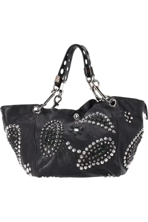 Jimmy Choo Pre-owned, Kobieta, Czarny, ONE SIZE, Skóra, Pre-owned Skórzane torebki