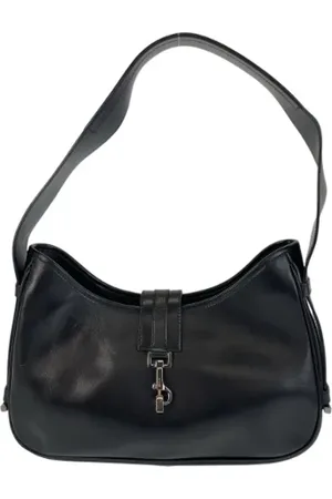 Gucci Pre-owned, Kobieta, Czarny, ONE SIZE, Skóra, Pre-owned skórzane torby na ramię