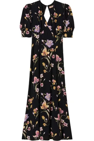 Twin-Set Sukienki, Kobieta, Wielobarwność, M, Czarna Elegancka Sukienka dla Kobiet