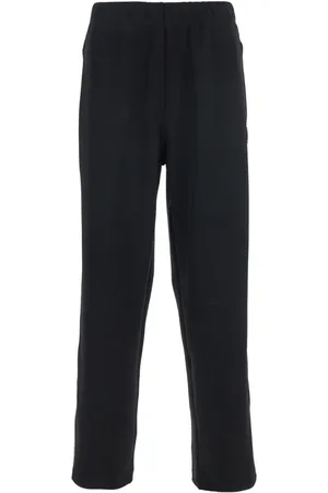 Kenzo Spodnie, Mężczyzna, Czarny, L, Haftowane Czarne Trackpants