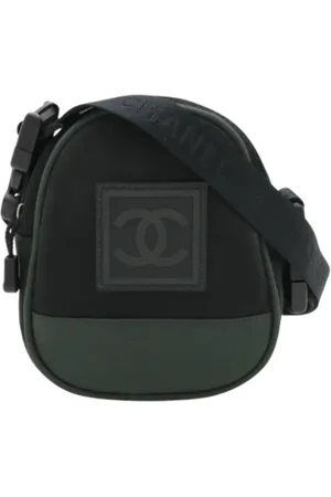 CHANEL Pre-owned, unisex, Czarny, ONE SIZE, Nylon, Pre-owned Nylon chanel-bags