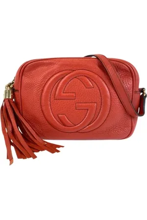 Gucci Pre-owned, Kobieta, Czerwony, ONE SIZE, Skóra, Pre-owned Leather crossbody-bags