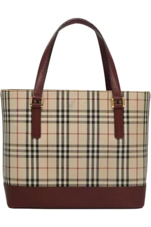 Burberry Pre-owned, Kobieta, Beżowy, ONE SIZE, Skóra, Pre-owned Canvas handbags