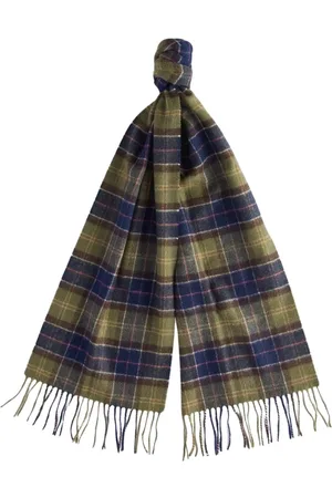 Barbour Akcesoria, Kobieta, Wielobarwność, ONE SIZE, Tartanowy Szal z Wełny