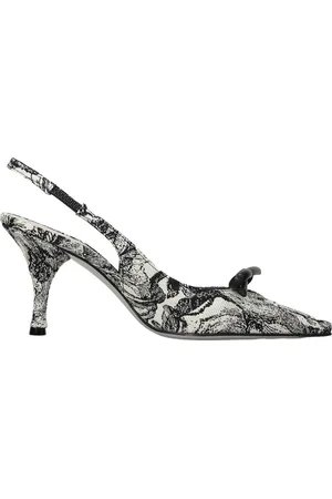 ROBERTO FESTA Buty, Kobieta, Wielobarwność, 38 1/2 EU, Eleganckie Slingback Marigold w białym i czarnym