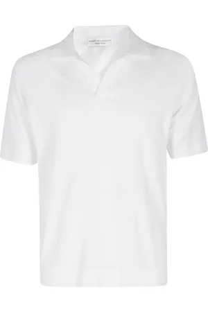 FILIPPO DE LAURENTIIS Koszulki, Mężczyzna, Biały, 4XL, Bawełniany Polo Skipper