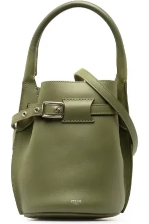 Céline Pre-owned, Kobieta, Zielony, ONE SIZE, Skóra, Pre-owned Leather tops