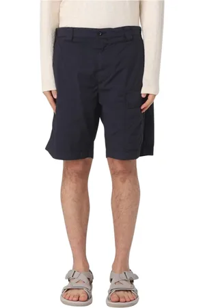 C.P. Company Szorty, Mężczyzna, Niebieski, S, Nylon, Niebieskie Szorty Cargo z Kieszeniami