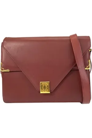 Cartier Pre-owned, Kobieta, brązowy, ONE SIZE, Skóra, Pre-owned Leather crossbody-bags