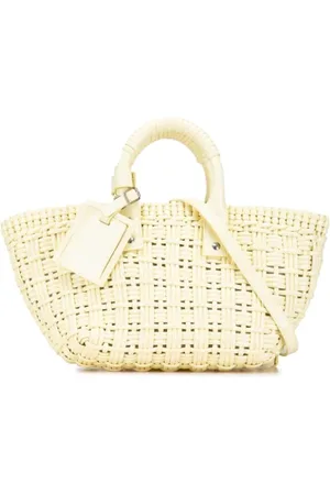 Balenciaga Pre-owned, Kobieta, Żółty, ONE SIZE, Len, Pre-owned Fabric balenciaga-bags