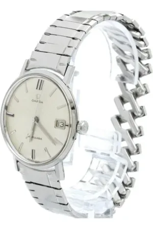 Omega Pre-owned, Mężczyzna, Szary, ONE SIZE, Pre-owned Stainless Steel watches