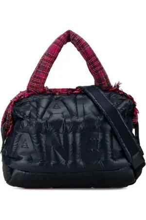 CHANEL Pre-owned, Kobieta, Niebieski, ONE SIZE, Nylon, Pre-owned Canvas handbags