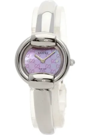 Gucci Pre-owned, Kobieta, Fioletowy, ONE SIZE, Pre-owned Stainless Steel watches