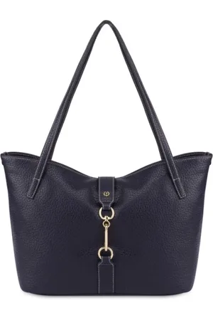 Pollini Torebki, Kobieta, Niebieski, ONE SIZE, Winona Medium Podwójna Rączka Torba