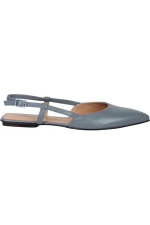 Pomme D´Or Buty, Kobieta, Niebieski, 36 1/2 EU, Baleriny z metalicznymi detalami