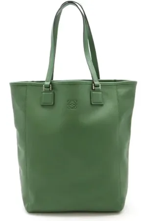 Loewe Pre-owned, Kobieta, Zielony, ONE SIZE, Skóra, Pre-owned skórzane torby na ramię