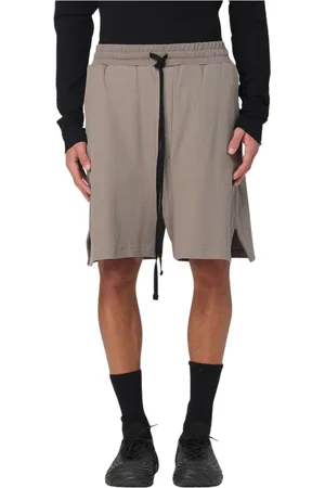 THOM KROM Szorty, Mężczyzna, Szary, M, Szare Dzianinowe Szorty Casual