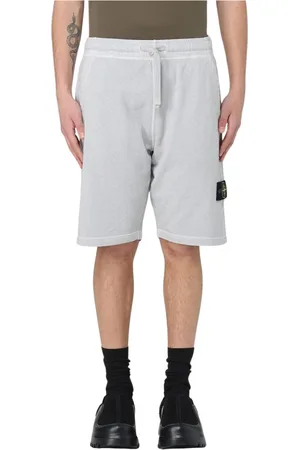 Stone Island Szorty, Mężczyzna, Szary, XL, Nowoczesne Czarne Szorty dla Mężczyzn