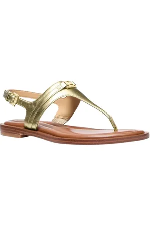 Michael Kors Buty, Kobieta, Żółty, 39 EU, Sandał z Paskiem T