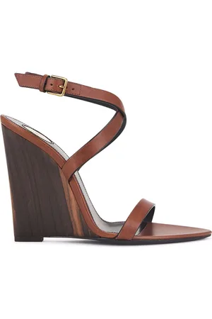 Saint Laurent Buty, Kobieta, brązowy, 35 EU, Stylowe Letnie Sandały