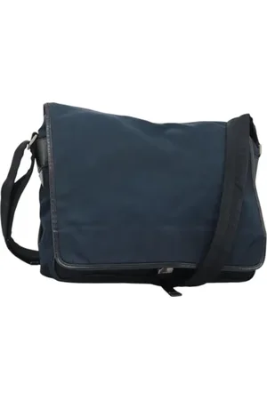 Prada Pre-owned, Kobieta, Niebieski, ONE SIZE, Nylon, Pre-owned Nylon prada-bags