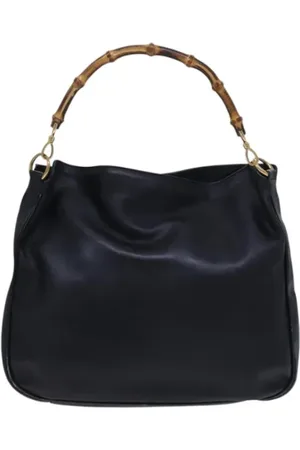Gucci Pre-owned, Kobieta, Czarny, ONE SIZE, Skóra, Pre-owned Skórzane torebki